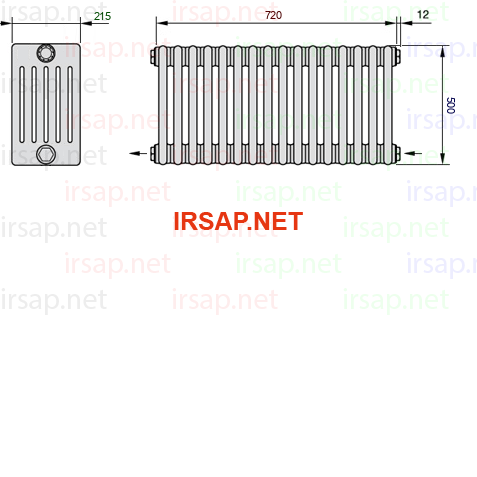 Радиатор IRSAP Tesi 60500/16 T08 CL 01